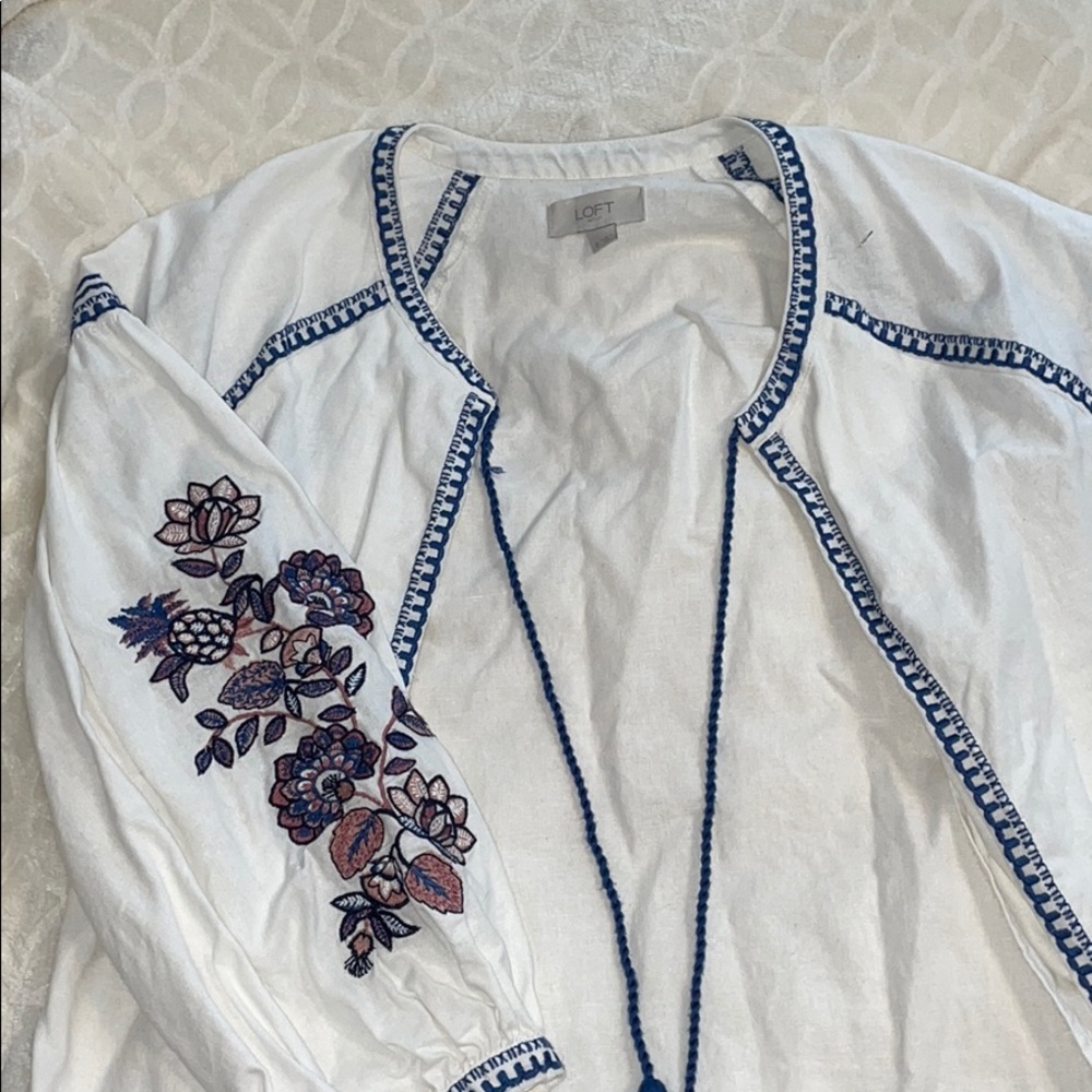Loft Tie Front Shirt